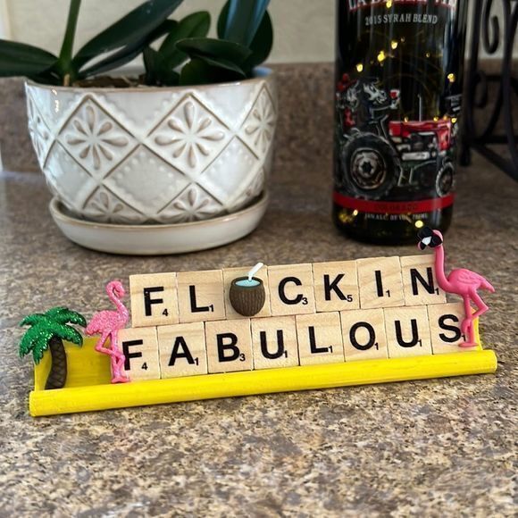 Custom Handmade Scrabble Tile Boards - Picture 1 of 1